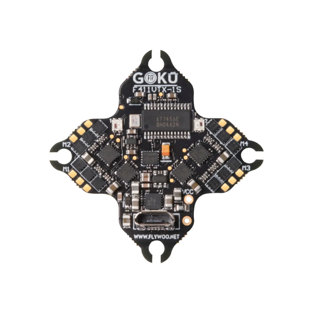 Полетный контроллер и VTX стек GOKU Versatile F411 1S 5A AIO V2.0
