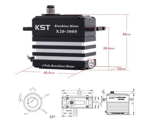 X20-3005 бесщеточный стандартный сервопривод