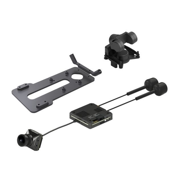 Профессиональный комплект: цифровая HD-система Walksnail Avatar Pro Kit, трехосевой подвес GM3 и 3D-печатное крепление