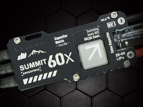 Контроллер скорости SUMMIT 60X/ 60 SLIM — регуляторы до 6S LiPo для планеров и UAV