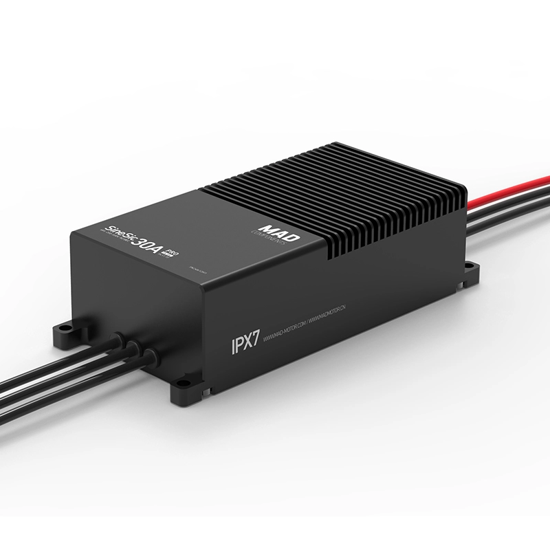 Контроллер скорости MAD SineSic 30A Pro 600V FOC (для пилотируемых и грузовых летательных аппаратов)