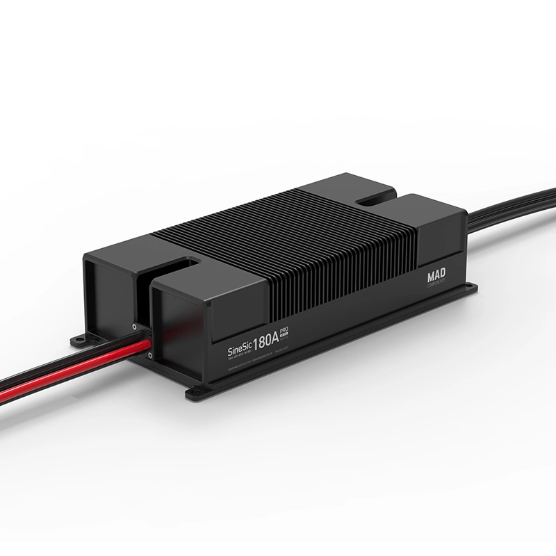 Контроллер скорости MAD SineSic 180A Pro 800V FOC (для пилотируемых и грузовых летательных аппаратов)