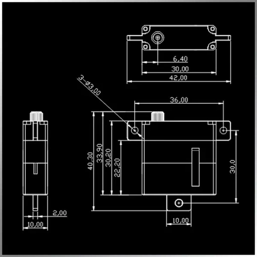 KMCLS0612W цифровой сервопривод крыла