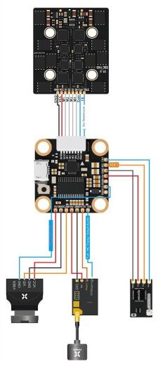 Полетный контроллер Foxeer F722 V4 Mini (ICM42688)
