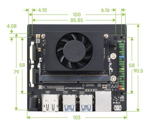 Комплект разработчика Jetson TX2 NX