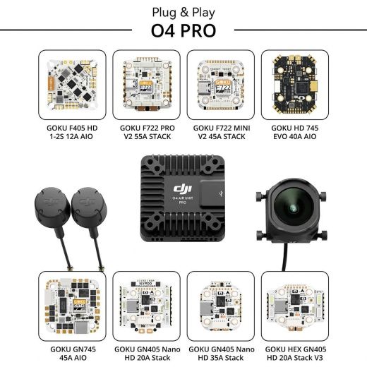 Полетный контроллер и ESC стек GOKU GN405 Nano HD 20A V3