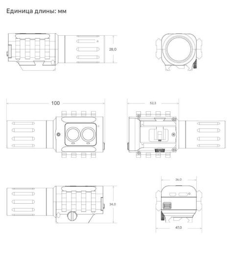 Камера Foxeer Legend 4K для прицела (объектив 35 мм)