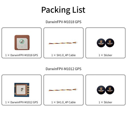 GPS-модуль DarwinFPV-M1018 для FPV-дронов