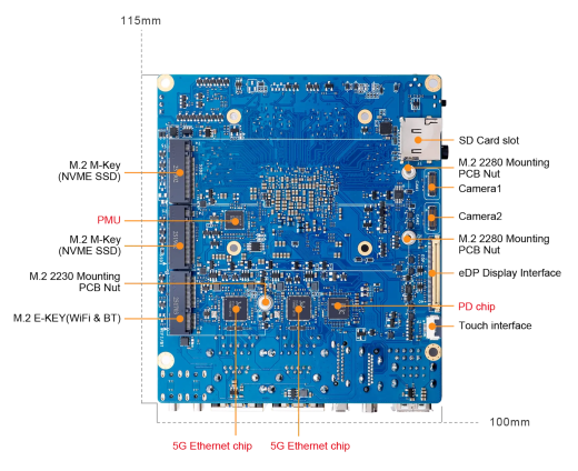Микрокомпьютер Orange Pi 6 Plus