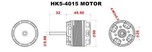 Двигатель Scorpion HK5-4015-805KV