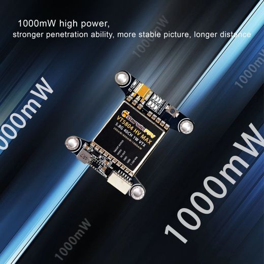 Видеопередатчик DarwinFPV VT5804 HV MAX 5.8G 1W