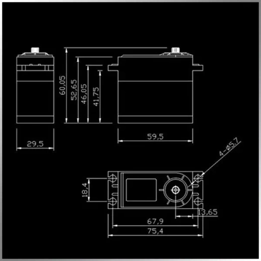 KMDCS16942CHV высоковольтный крупногабаритный сервопривод