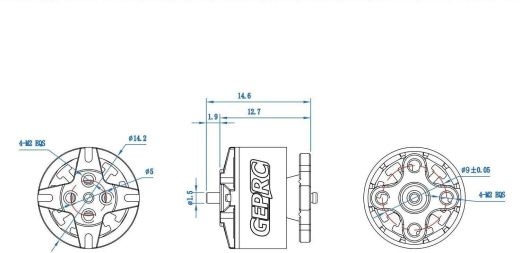 Мотор GEPRC GEP-GR1105 5000KV