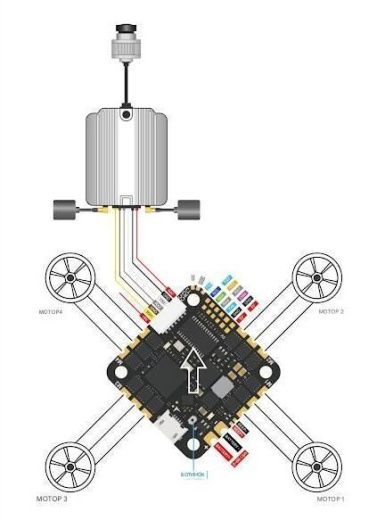 Плата AIO Foxeer Reaper V2 (F745 + 45A, BMI270)