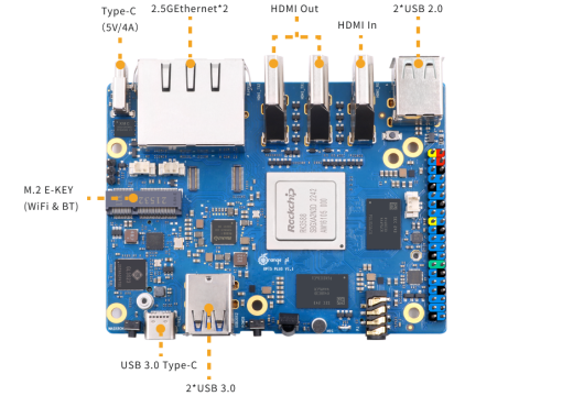 Микрокомпьютер Orange Pi 5 Plus