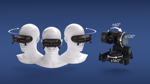 Комплект: 4K-система Walksnail Moonlight Kit и одноосевой подвес GM1