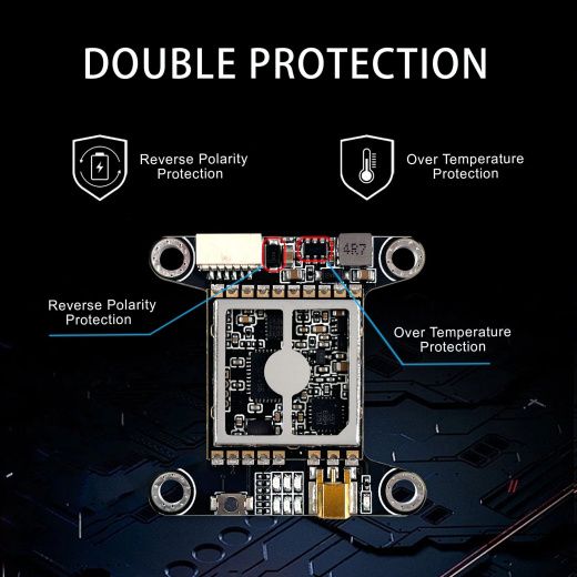 Видеопередатчик DarwinFPV VT5804 HV MAX 5.8G 1W