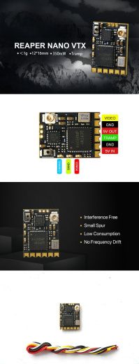 Видеопередатчик Foxeer Reaper Nano V2 (5.8G, 72CH, 350мВт)