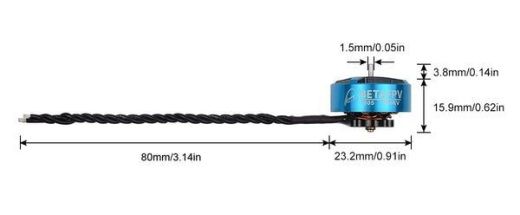 Бесколлекторный мотор BETAFPV 1805 (1550KV)