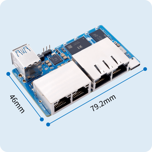 Микрокомпьютер Orange Pi R2S