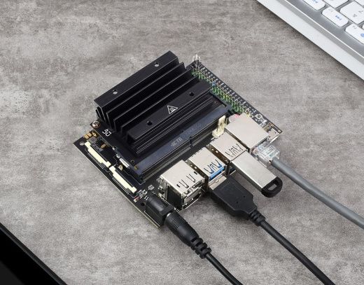 Полный комплект разработчика Jetson Nano Dev Kit E (бинокулярная камера в алюминиевом корпусе)