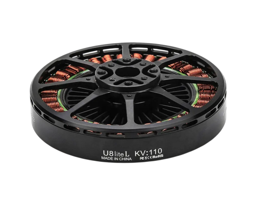 T-Motor U8 Lite L KV110 Высокоэффективный мотор для БПЛА с максимальной тягой 11 кг