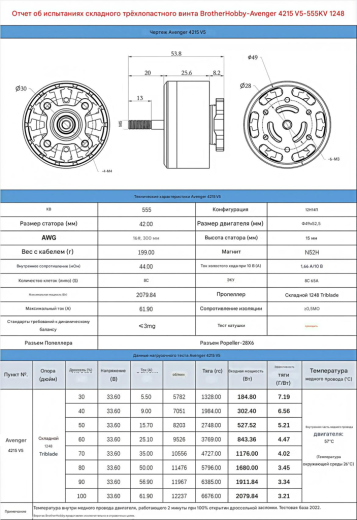 Мотор BrotherHobby Avenger 4215 V5 (CW) 390KV