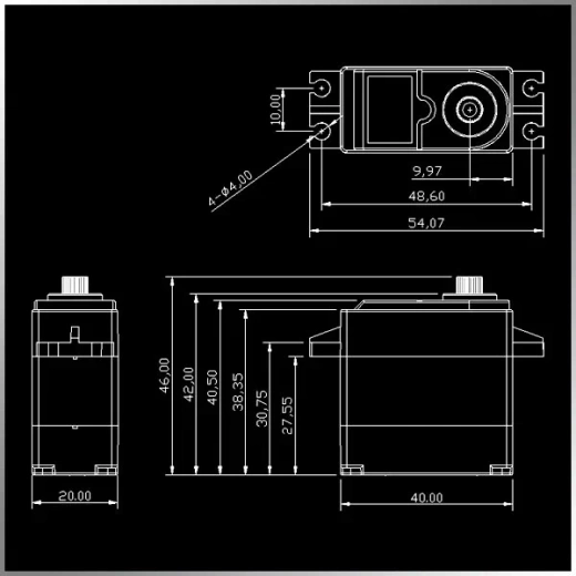 KMGDD6239 стандартный цифровой сервопривод