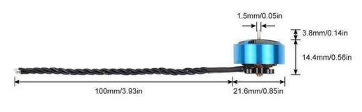 Бесколлекторный мотор BETAFPV 1606 (2550KV)
