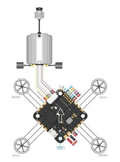 Плата AIO Foxeer Reaper V3 (F745 + 45A, ICM42688)