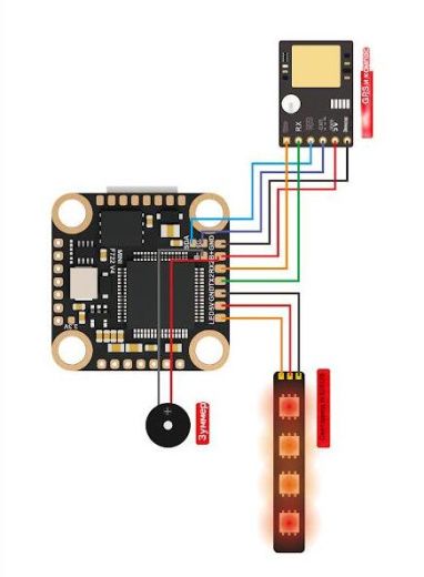 Полетный контроллер Foxeer F722 V4 Mini (ICM42688)