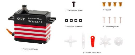 Бесколлекторный сервопривод KST SV3312