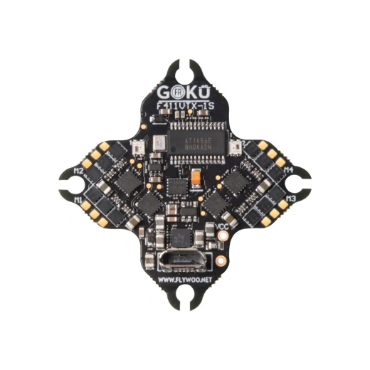 Полетный контроллер и VTX стек GOKU Versatile F411 1S 5A AIO V2.0