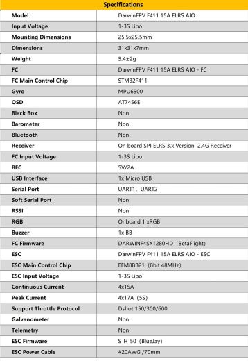 Регулятор оборотов DarwinFPV 15A 1-3S Bluejay ESC (Only ESC)
