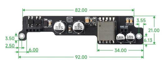 Модуль питания PoE для NVIDIA Jetson Orin Nano / Orin NX