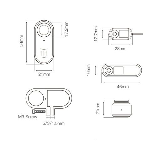 Экшн-камера Caddx Peanut для FPV