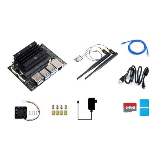 Полный комплект разработчика Jetson Nano Dev Kit E (бинокулярная камера в алюминиевом корпусе)