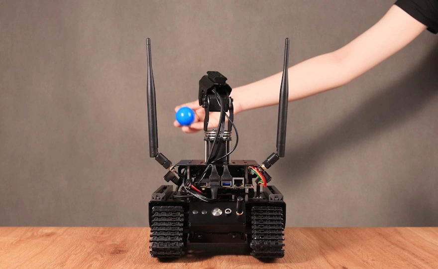 Гусеничный робот UGV Beast ROS 2 Kit с ИИ-модулем Jetson Orin Nano 4GB