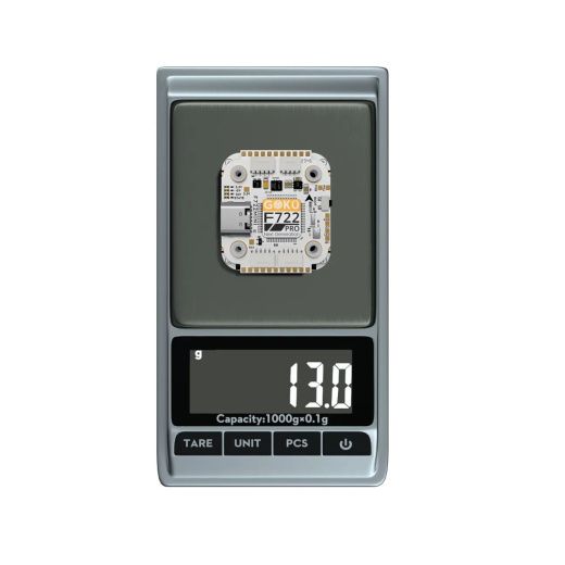 Полетный контроллер и ESC стек GOKU F722 Pro Mini V2 40A 20x20 Stack (8-bit)
