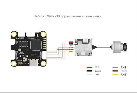 Полетный контроллер и ESC стек Foxeer F405 V2 (Plug) + Reaper 55A 30.5x30.5 Stack (8S)