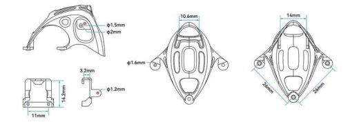Козырек Micro Canopy Lite для 1S Whoop-дронов