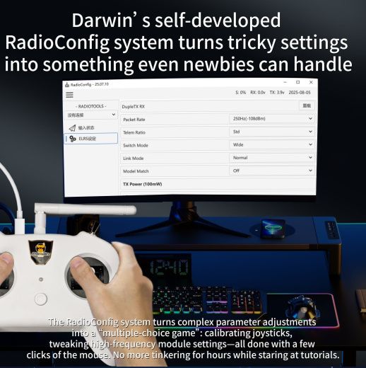 Радиопередатчик DarwinFPV TX8 ELRS (без приемника)