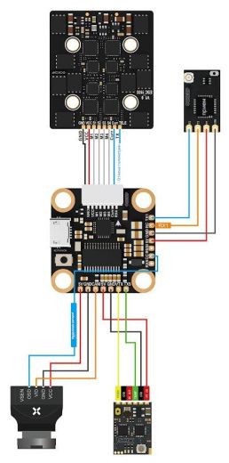 Полетный контроллер Foxeer F722 V4 Mini (MPU6000)