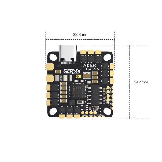 Полетный контроллер GEP-TAKER G4 35A AIO