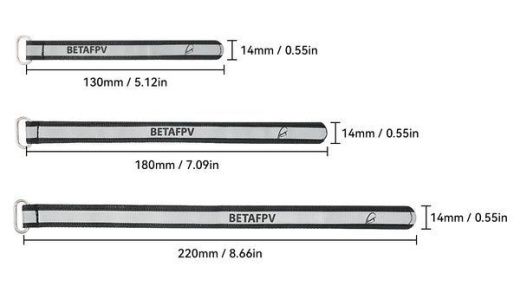 Ремень-липучка Pavo Battery Strap 180 мм 2 шт для Pavo25 V2
