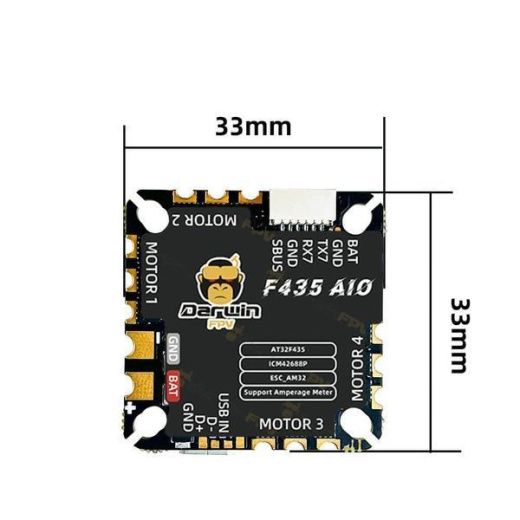 Полетный контроллер DarwinFPV F435 30A AM32 AIO