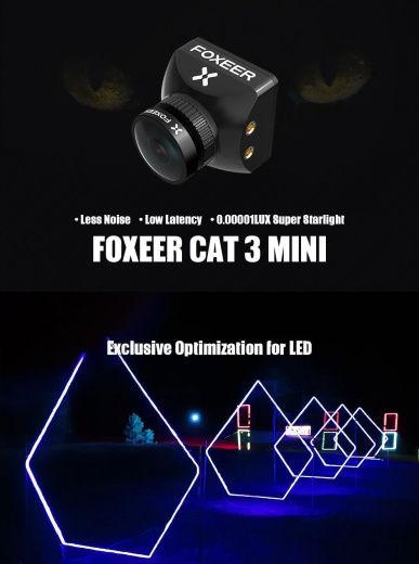 Камера Foxeer Mini Cat 3 (StarLight, 0.00001 Люкс, 1200 ТВЛ)