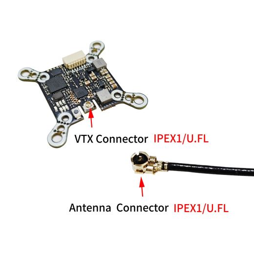 Видеопередатчик DarwinFPV 5.8G 1200mW Baby Ape VTX с антенной