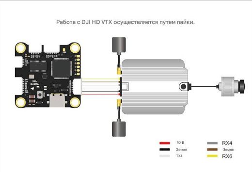 Полетный контроллер и ESC стек Foxeer F405 V2 (Plug) + Reaper 55A 30.5x30.5 Stack (8S)