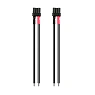 Соединительный провод Flywoo Black XT30U 80mm 18AWG Female (2 шт.) для аккумулятора